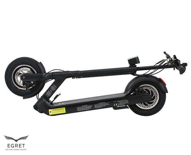 Egret-Ten-V3-Electric-Scooter-UK-Black-folded-detail Electric_Scooter_Shop_Accessories_Parts_Personal_Electric_Transport_UKElectric_Scooter_Shop_Accessories_Parts_Personal_Electric_Transport_UK