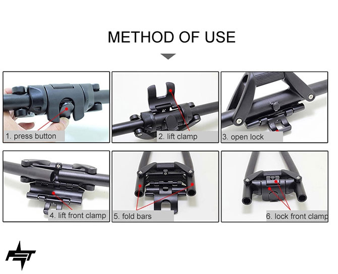 xtasy-foldable-handlebar-for-Zero10X-scooter