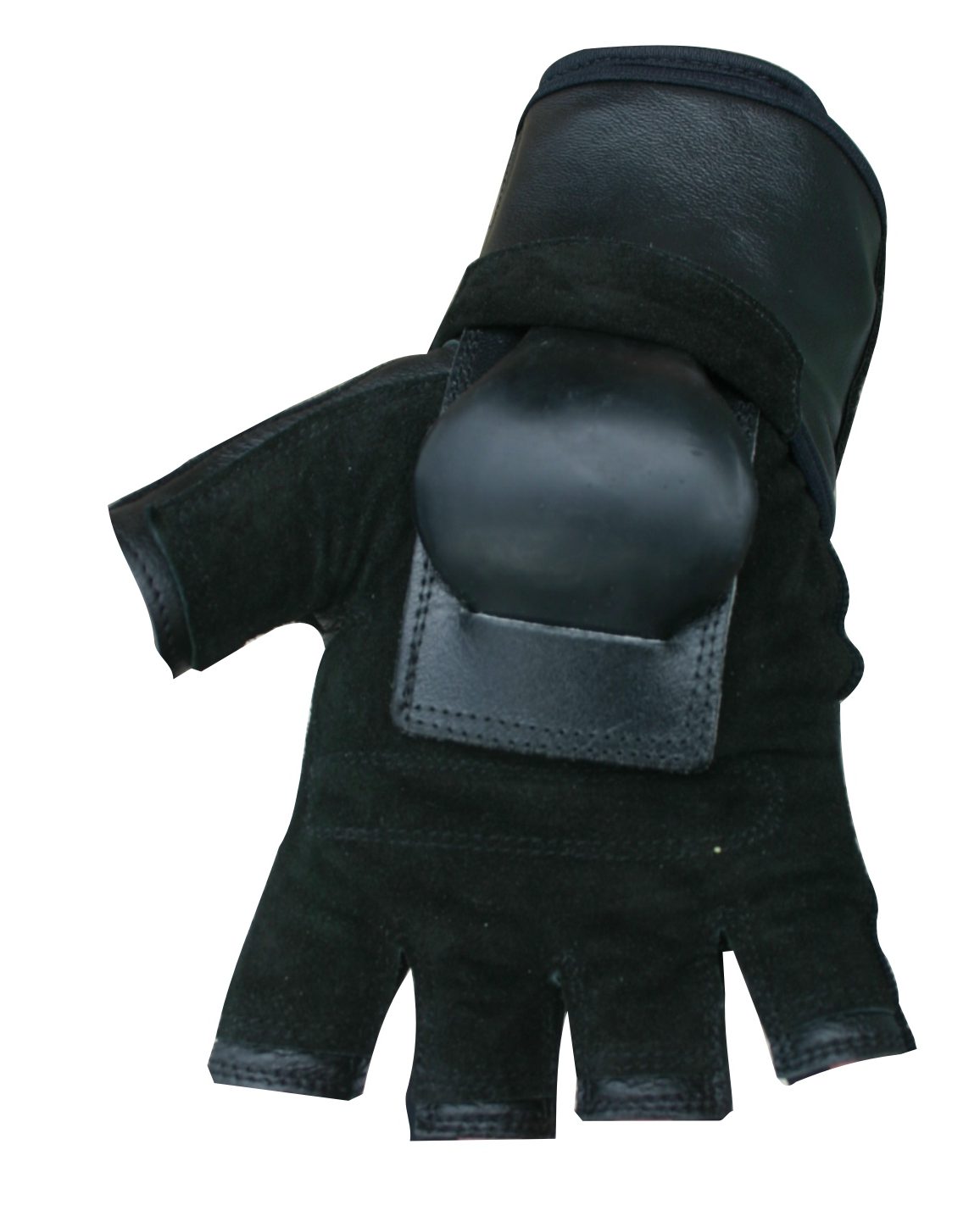 2707Y-HillbillyWristGuardGloveHalfFinger-Black-Bottom HillBilly_Wrist_Guard_Gloves _Half_Finger_escooter_replacements_London_Personal-Electric-Transport-London-UK