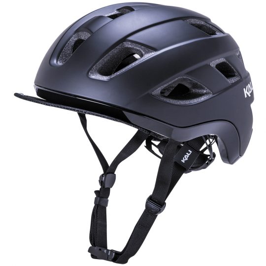 Kali_Traffic_Solid_Matt_Black_Helmet_ebike_accessories_London_Personal-Electric-Transport-London-UK