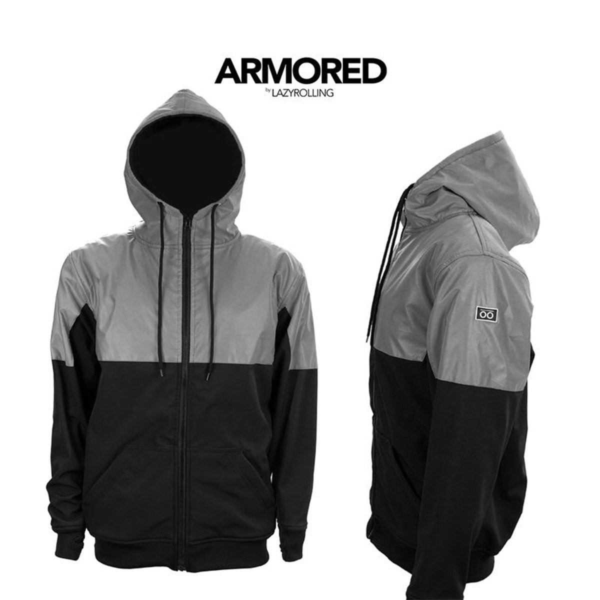 Armored-Reflective-Jacket-Lazyrolling-London-Personal-Electric-Transport